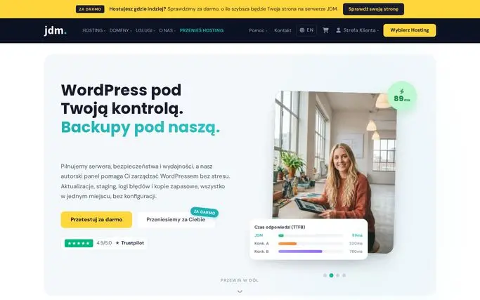 Strona główna JDM.pl (jdm.pl) – zrzut ekranu