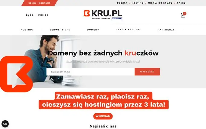Strona główna Kru.pl (kru.pl) – zrzut ekranu