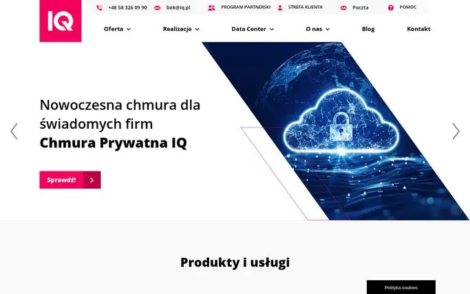 Strona główna IQ.pl (iq.pl) – zrzut ekranu